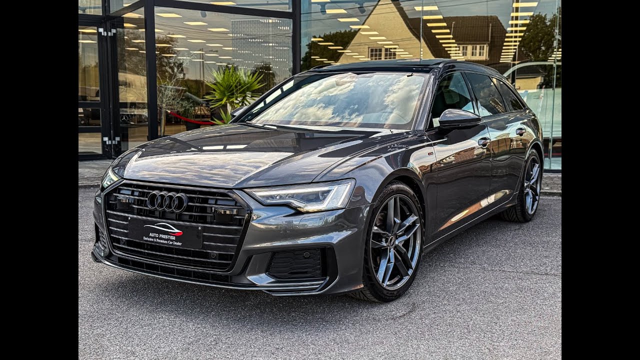 Audi A6 Avant C8 S-Line Shadow Edition Daytona Grey