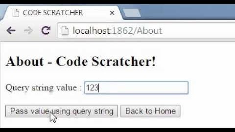 URL Rewrite in ASP.NET