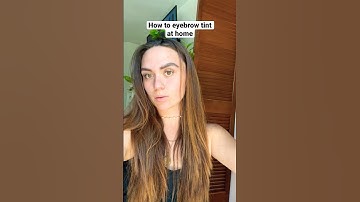 how to dye your eyebrows at home ✨ step by step, did it work?? #eyebrowtint #eyebrowtutorial #beauty