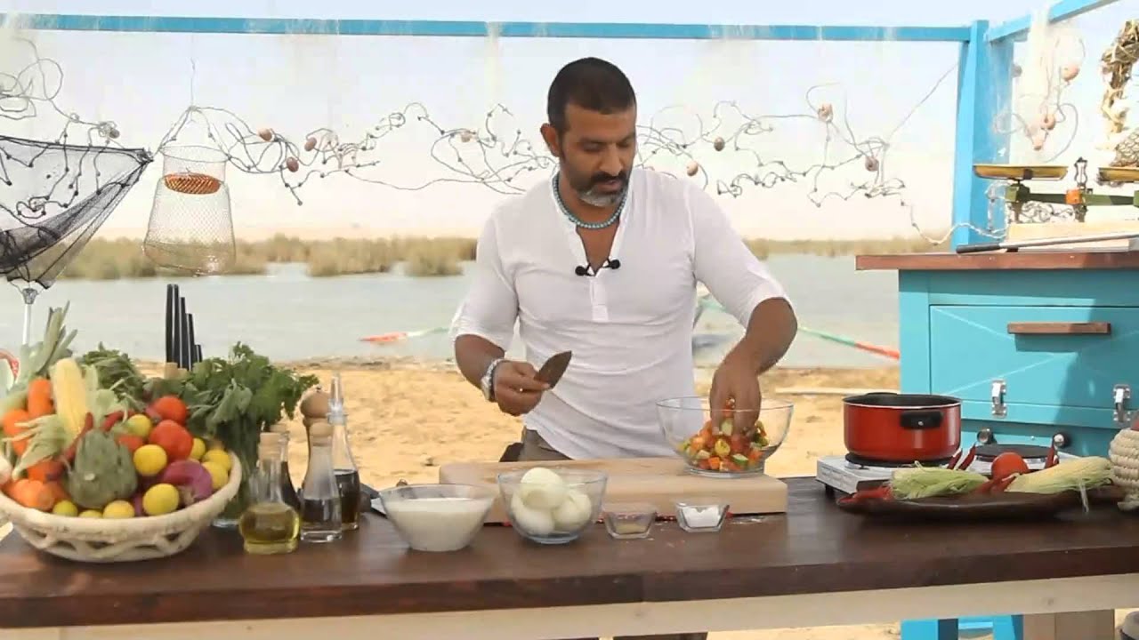 سمك بلطى - أرز بالسمك - سلاطة بلدى - أناناس محمرة | شبكة وصنارة حلقة كاملة