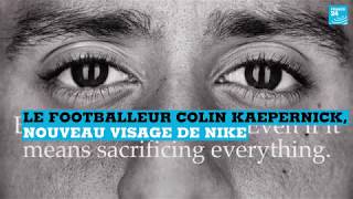 Footballer Colin Kaepernick, the new face of Nike
