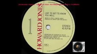 Howard Jones Like To Get To Know You Well Lyrics