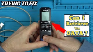 Can I Retrieve the DATA from this Sony Digital Voice Recorder?