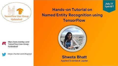 Hands-on Tutorial on Named Entity Recognition