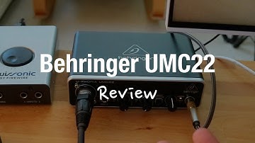 Behringer UMC22 USB Audio Interface Review (Unboxing & Sound Test)