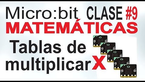Micro:bit MATEMÁTICAS