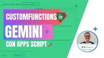 ¡Superpoderes para tus hojas de cálculo! - Función personalizada de Gemini en Google Sheets | GAS120