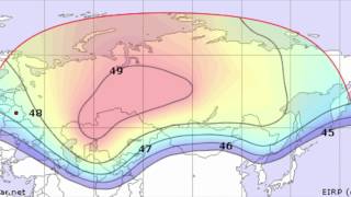 Приём спутника Yamal 401 at 90.0°E С диапазон на антенну 85 см.