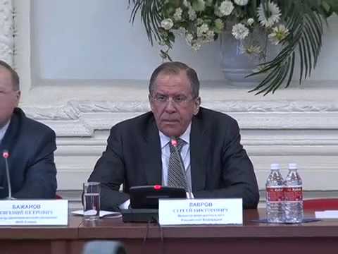 Ответы С.Лаврова на вопросы коллектива Дипакадемии