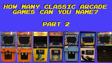 🕹️How many classic arcade games can you name from seven seconds of gameplay? Part 2