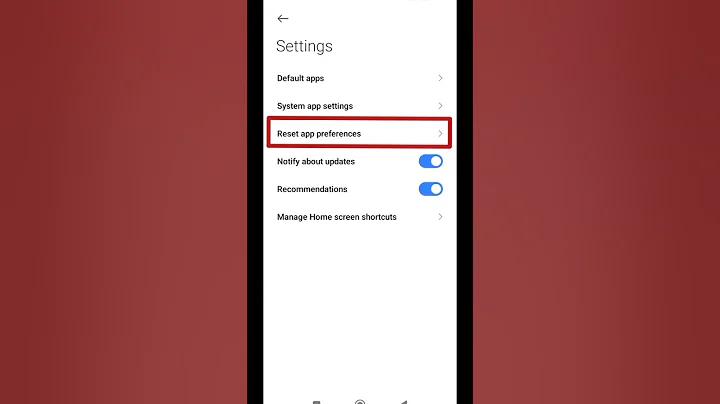 How to reset app preferences || Manage Apps Hidden Features #shorts #viral #shortsfeed