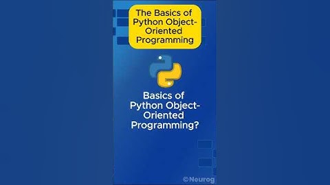 The Basics of Python Object-Oriented Programming | Python | Python For Beginners