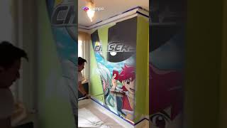 Painting the wall of Tai Chi Chasers