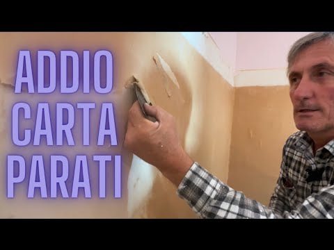 Video: Come viene fatto lo stucco per pareti sotto la carta da parati?