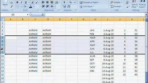 Ms Excel 2007 Urdu Tutorials Part (4) - watch more at - www.ukmasti.com.