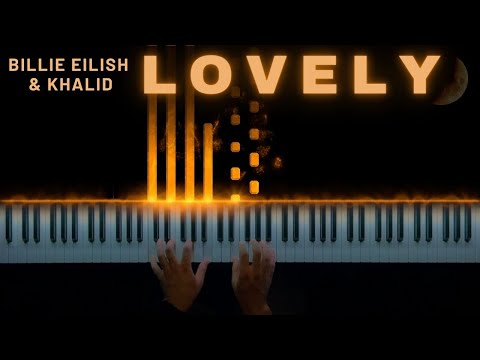 Billie Eilish Khalid Lovely Piano Cover Sheet Music 