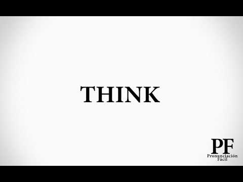 Como Pronunciar Think