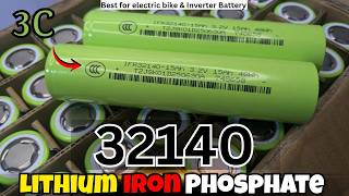 32140 15Ah Lithium Phosphate Battery with 3000+ life Cycles