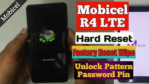 Mobicel R4 LTE Hard Reset Factory Reset Wipe Unlock pattern password Pin | how to hard reset Mobicel