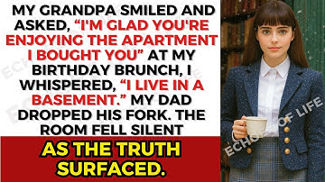 My Grandpa Smiled and Asked About My Apartment At My BIRTHDAY, But I Had no Idea What He Meant
