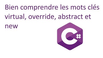 Bien comprendre les mots clés virtual, override, abstract et new en CSharp