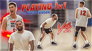 1v1 AGAINST A SHIFTY HOOPER 😈 White Iverson is a BUCKET! | Jordan Lawley Basketball