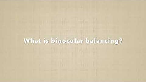 Subjective refraction: Binocular balancing