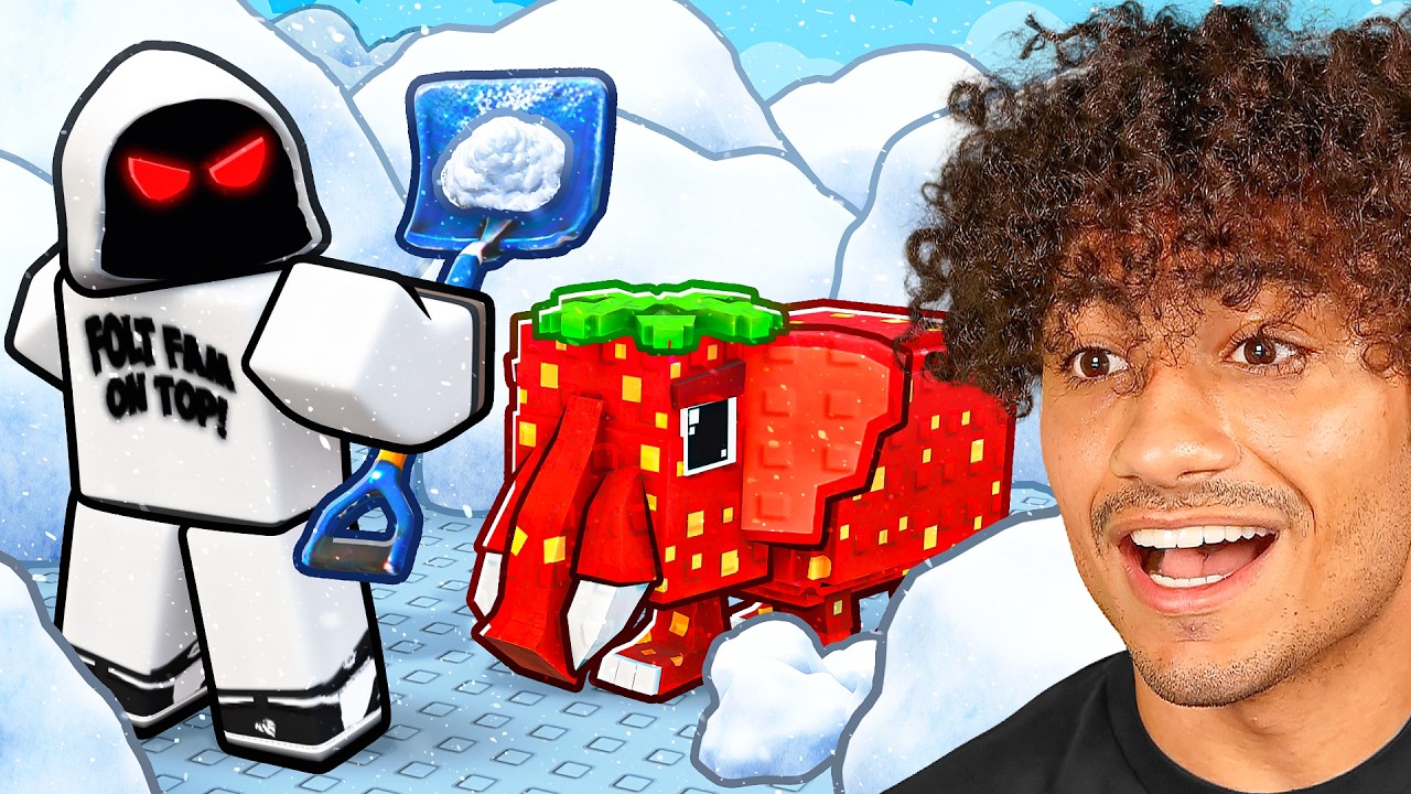 ROBLOX SHOVEL SNOW FOR BRAINROTS..