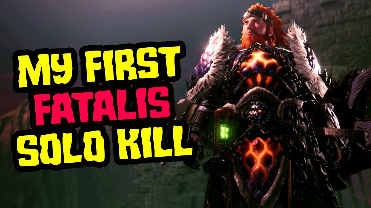 My First Fatalis Solo Kill - Monster Hunter World Iceborne