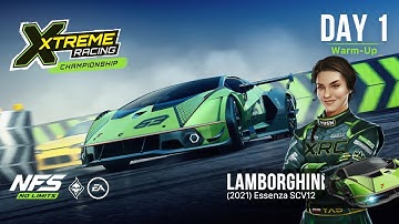 Need For Speed: No Limits | Lamborghini Essenza SCV12 (Xtreme Racing Championship - Day 1 | Warm-Up)