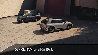 Der Kia EV4 und EV5.