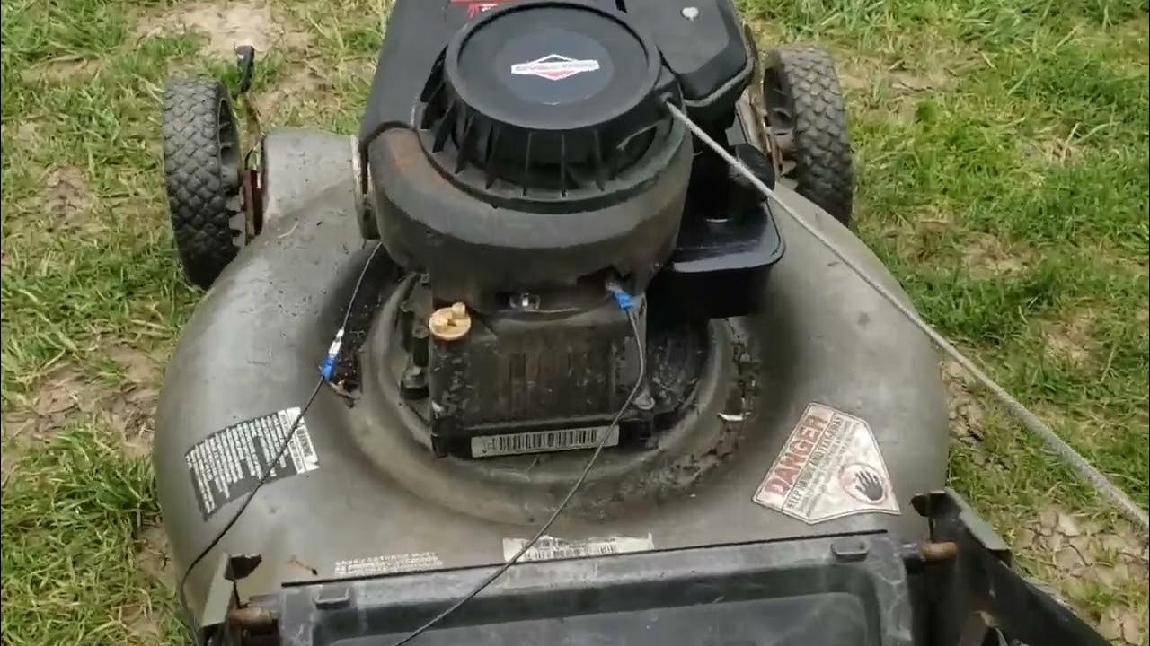 briggs and stratton 3.5hp mower kill switch - YouTube