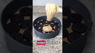 Chocotorta de Oreo con solo 3ingredientes Super Deliciosa 🍪😍#reposteria #tipsdereposteria#postres