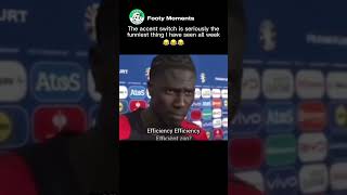Amadou Onana English accent incident!😂😂😂 #football #ronaldinho #soccer #worldcup #funny #ronaldo