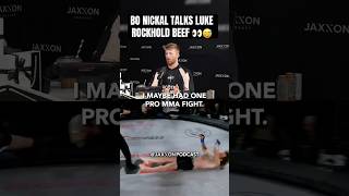 Bo Nickal shares his beef with Luke Rockhold and Colby at RAF Wrestling 👀 😅