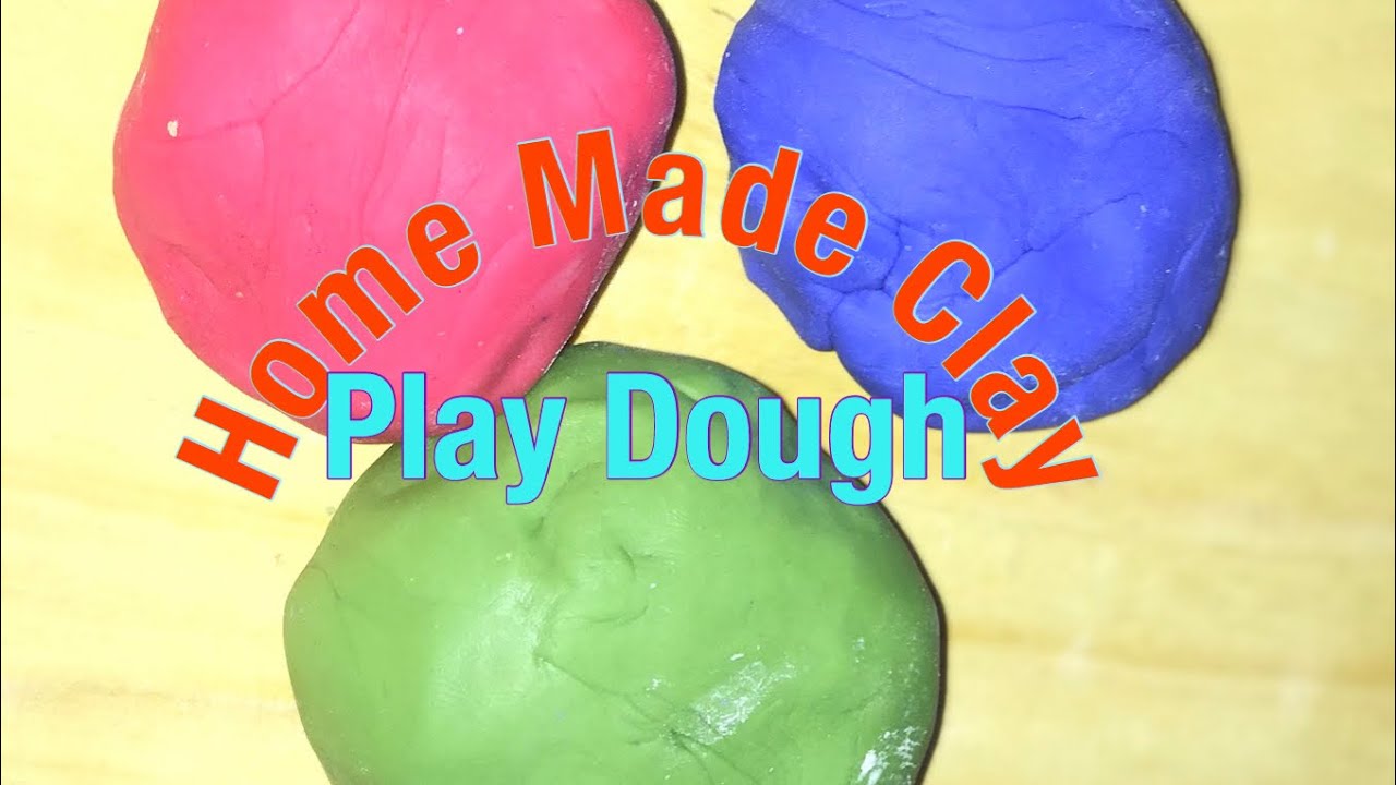 Making clay at home for kids // Play dough YouTube