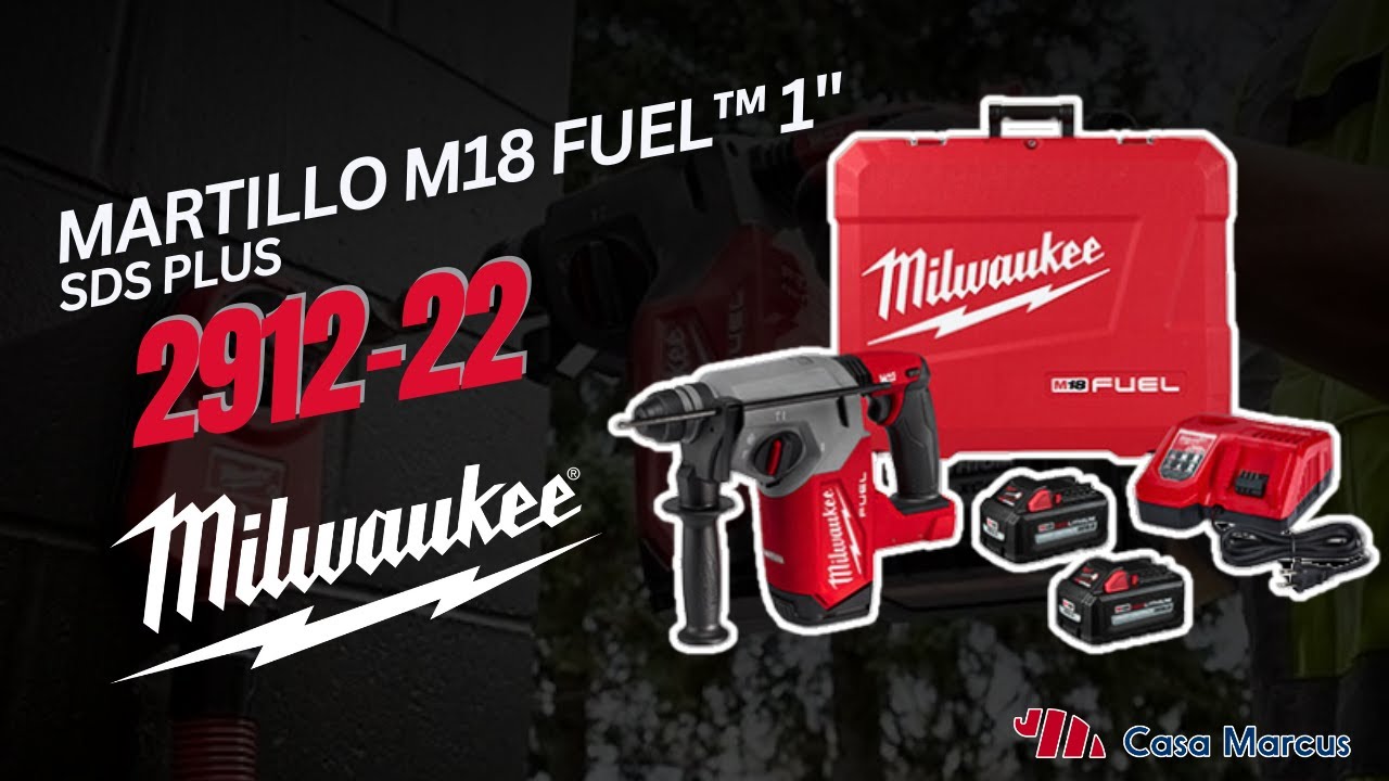 Martillo SDS PLUS M18 FUEL 2912-22 Milwaukee