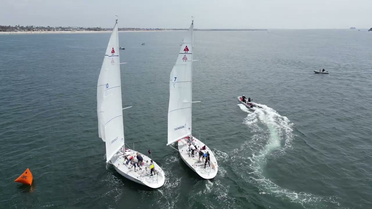 2023 Ficker Cup   Semi Final   F3M1   Thomson v Breault leeward mark