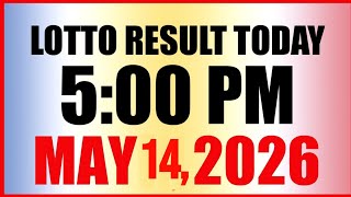 Lotto Result Today 5pm Draw May 14, 2026 Swertres Ez2  PCSO LIVE