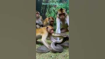 pyrhon Vs Monkey #animals #animallover #shorts #shortsfeed #trending #wildlife #nature #python #dog