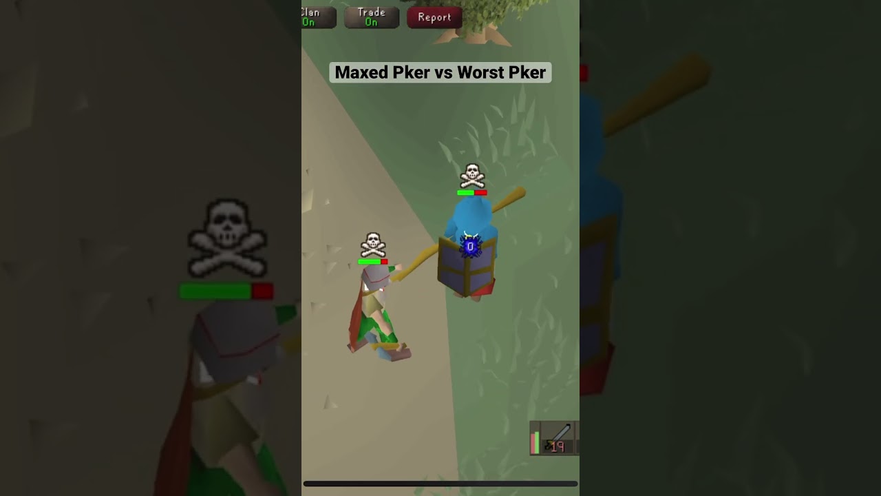 Maxed Pker VS Worst Pker - F2P Mage Pking 