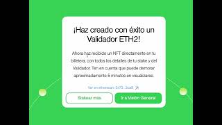 Create an Ethereum Validator NFT in 2 steps | SenseiStake