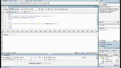 Curso de Adobre Dreamweaver CS3 - Formularios parte 5
