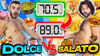 🎂 CHI INGRASSA DI PIÙ? DOLCE VS SALATO! 🍕