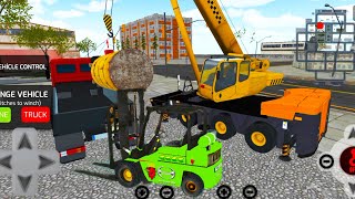 Mobile Carne Truck Simulator _ Heavy Excavator Crane Doze Truck Games 2021 screenshot 1