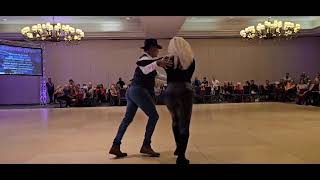 Kelvin And Loriann Hustle Demo At Swustlicious .