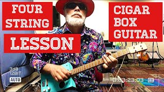 Download Lagu Cigar Box Guitar - 4 String Lesson MP3