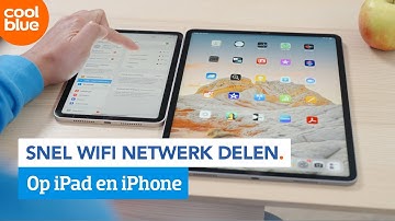 Eenvoudig je wifi delen met je iPad of iPhone!