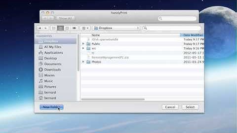 How to print as PDF to Dropbox