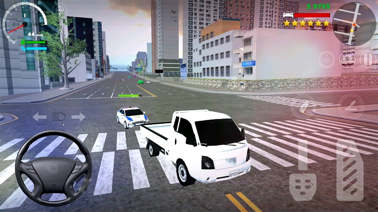 [모바일게임] 경찰 추격전!! 도둑을 잡아요!! 돈을 벌어요!! 우리나라 자동차를 구매해요!! 3D운전게임 : 강남 시뮬레이터!! 팬게임인가요?